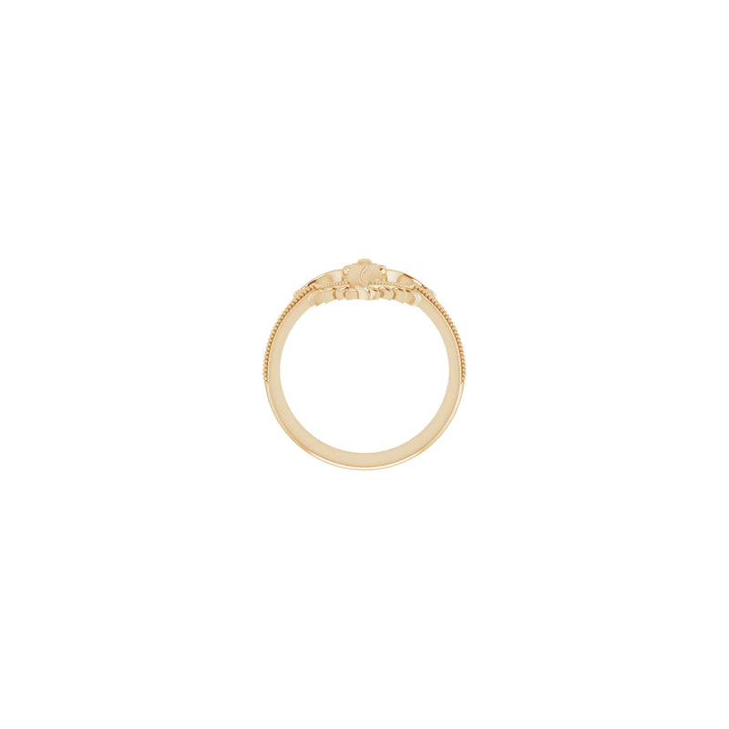 Ganesha Ring (Rose 14K) setting - Popular Jewelry - New York