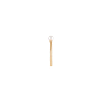 ಹಾರ್ಟ್ ಅಸೆಂಟೆಡ್ ಪರ್ಲ್ ರಿಂಗ್ (ರೋಸ್ 14 ಕೆ) ಬದಿ - Popular Jewelry - ನ್ಯೂ ಯಾರ್ಕ್
