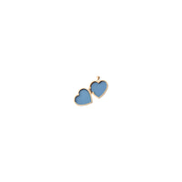 Heart Locket Pendant (Rose 14K) open - Popular Jewelry - Нью-Ёрк