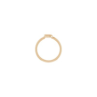 Indledende B-ring (Rose 14K) indstilling - Popular Jewelry - New York