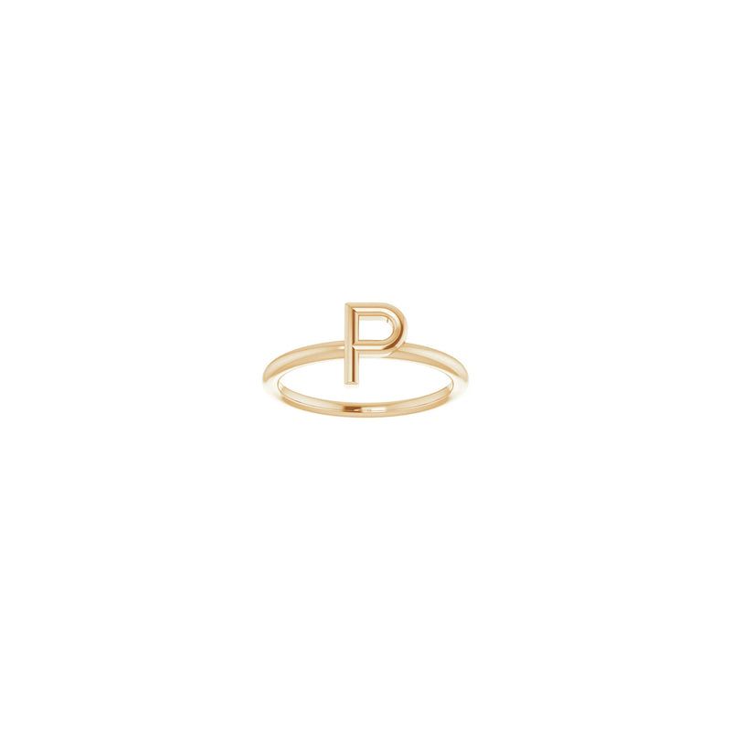 P Letter Gold Ring Designs