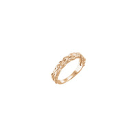 Bague empilable branche feuillue (Rose 14K) principale - Popular Jewelry - New York