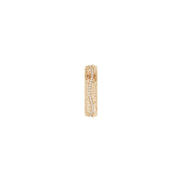 עלים וגפנים טבעת נצח יהלום (ורד 14K) בצד - Popular Jewelry - ניו יורק