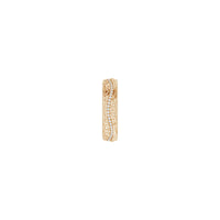 Leaves and Vines Diamond Eternity Ring (Rose 14K) side - Popular Jewelry - New York