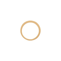Natuurlike White Diamond Ridge Ring (Rose 14K) instelling - Popular Jewelry - New York