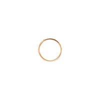 Probušeni križni prsten (ruža 14K) postavka - Popular Jewelry - Njujork