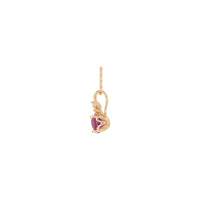 Pink Tourmaline and Diamond Berry Necklace
