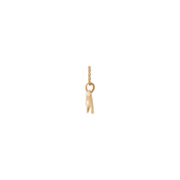 ರೇಸಿಂಗ್ ಹಾರ್ಸ್ ನೆಕ್ಲೇಸ್ (ಗುಲಾಬಿ 14K) ಕಡೆ - Popular Jewelry - ನ್ಯೂ ಯಾರ್ಕ್