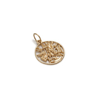 Pendanti ya Tetragramatoni (Rose 14K) yenye mshazari - Popular Jewelry - New York