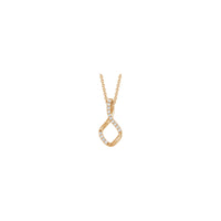 Twisted Infinity Diamond Necklace