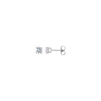 1 CTW প্রাকৃতিক ডায়মন্ড স্টাড কানের দুল (সাদা 14K) Popular Jewelry - নিউ ইয়র্ক