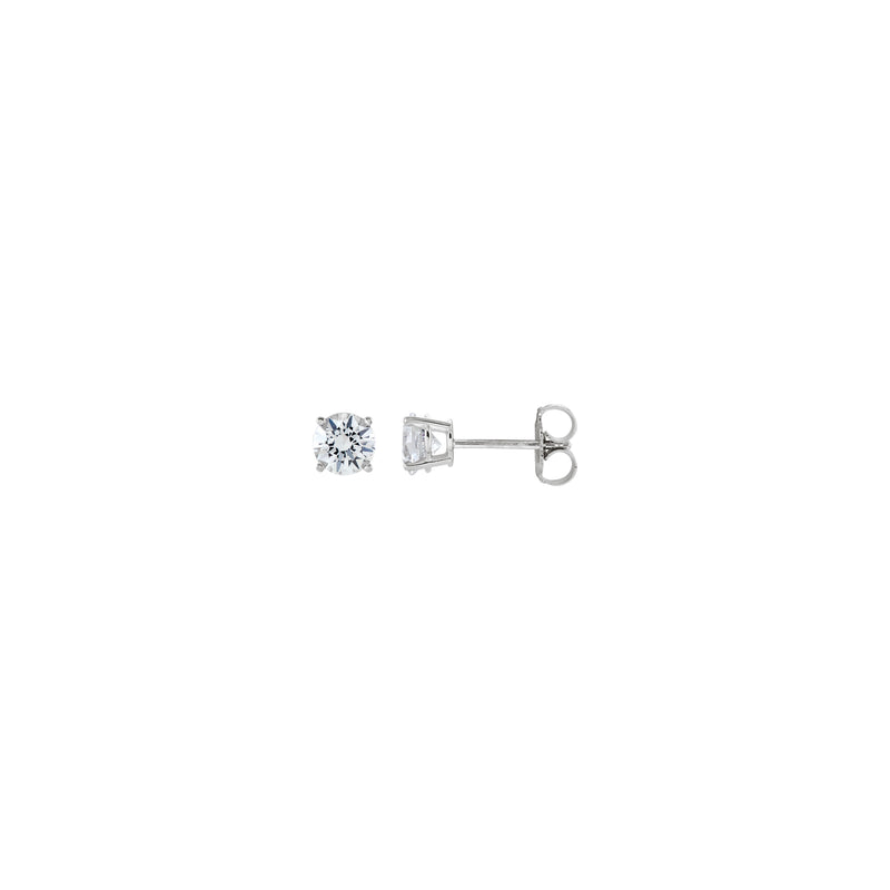 1 CTW Natural Diamond Stud Earrings (White 14K) Popular Jewelry - New York