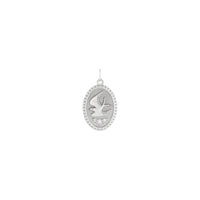 Diamond Holy Spirit Dove Oval Pendant