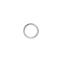 Gulli mangulik uzuk (Oq 14K) sozlamalari - Popular Jewelry - Nyu York