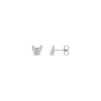 French Bulldog Dog Face Stud Earrings