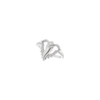 Ganesha Ring (White 14K) diagonal - Popular Jewelry - New York