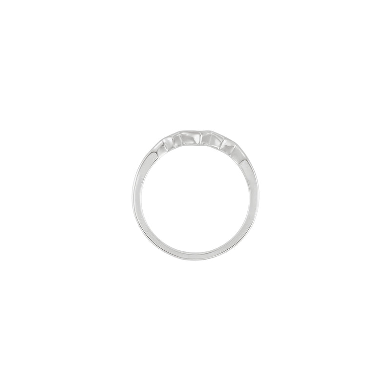 Heartbeat Ring (White 14K) setting - Popular Jewelry - New York