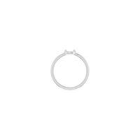 Initial U Ring (Silver) setting - Popular Jewelry - New York