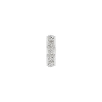 צד טבעת ורד אביבית (לבן 14K) - Popular Jewelry - ניו יורק