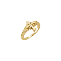 13 mm Cross Ring (14K) prinċipali - Popular Jewelry - New York