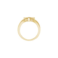 13 mm Cross Ring (14K) - Popular Jewelry - New York