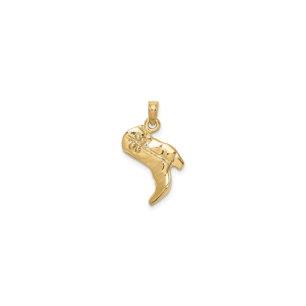 3-D Cowboy Boot Charm