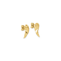 Angel Wing Stud Earrings (14K) likod - Popular Jewelry - New York