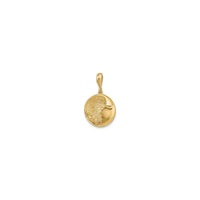 Anthropomorphic Crescent Moon Pendant (14K)