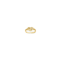 Baby-Sized Baby Cut Out Heart Ring (14K)