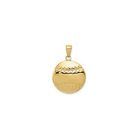 Baseball Pendant (14K) front - Popular Jewelry - New York