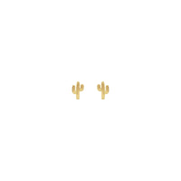 Cactus Stud Earrings (14K) front - Popular Jewelry - New York