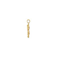Mushuk quchoqlagan yurak kulon (14K) yon tomoni - Popular Jewelry - Nyu York