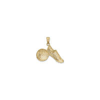 Football / Soccer Cleat and Ball Pendant (14K)