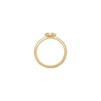 Prsten pečatnjak s polumjesecom i zvijezdom (14K) - Popular Jewelry - New York