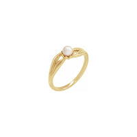 Kultita Dolĉakva Perla Ringo (14K) ĉefa - Popular Jewelry - Novjorko