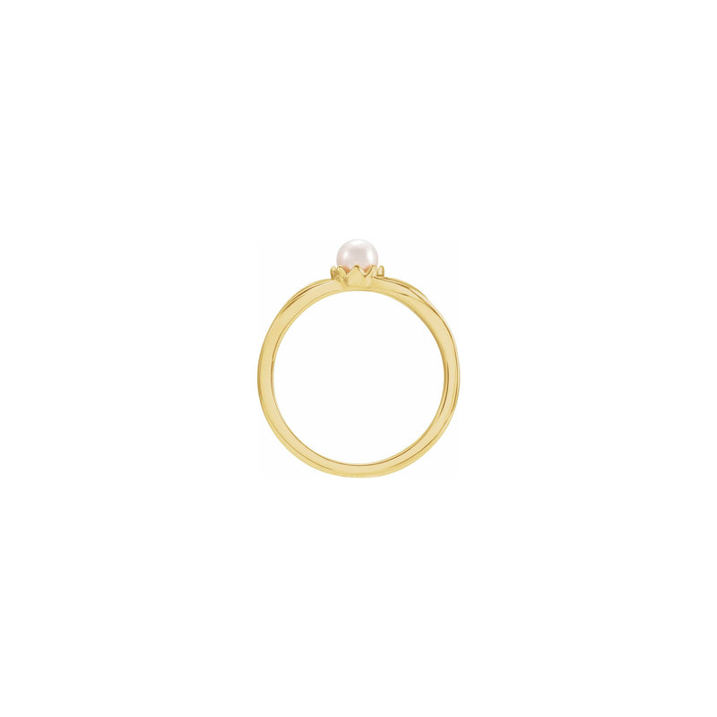 Cultured Freshwater Pearl Ring (14K) setting - Popular Jewelry - New York