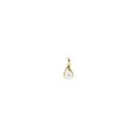 Cultured White Freshwater Pearl Teardrop Shape Pendant