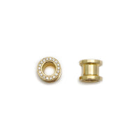 Diamond Ear Gauges (14K)
