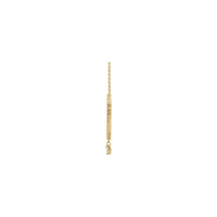 Гарданбанди алмоси мӯъҷизаи Марям (14К) тараф - Popular Jewelry - Нью-Йорк
