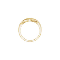 Dove Cutout Signet Ring (14K) setting - Popular Jewelry - New York