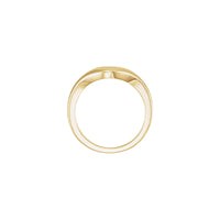 Dove Cutout Signet Ring (14K) anviwònman - Popular Jewelry - Nouyòk