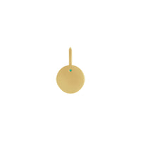 Падвеска з медальёнам Авена з ізумрудамі і белымі дыяментамі (14K) на спіне - Popular Jewelry - Нью-Ёрк