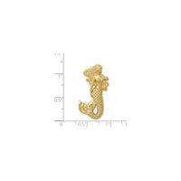 Gazing Mermaid Pendant (14K) scale - Popular Jewelry - New York
