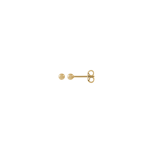 Gold Ball Stud Earrings (14K)
