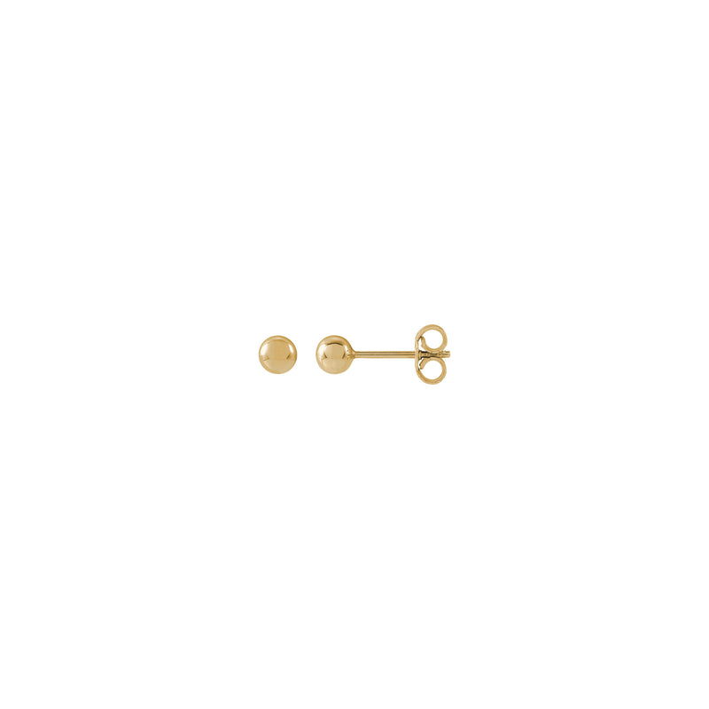 Gold Ball Stud Earrings (14K)