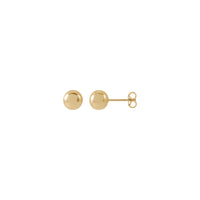 Gold Ball Stud Earrings (14K)