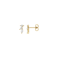 גראַדזשאַווייטיד מאַרקיסעס דימענט ירינגז (14K) הויפּט - Popular Jewelry - ניו יארק