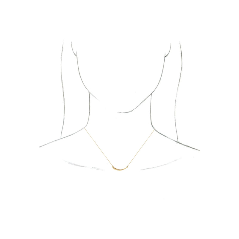 Horn Necklace (14K) preview - Popular Jewelry - New York