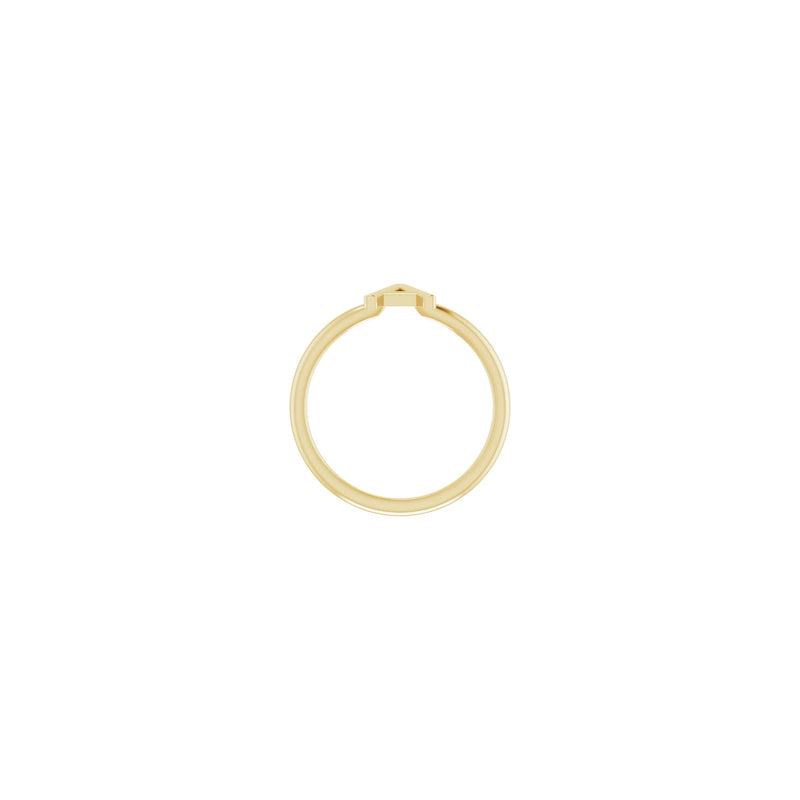 Initial A Ring (14K) setting - Popular Jewelry - New York