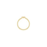 Alkuasetus D Ring (14K) - Popular Jewelry - New York